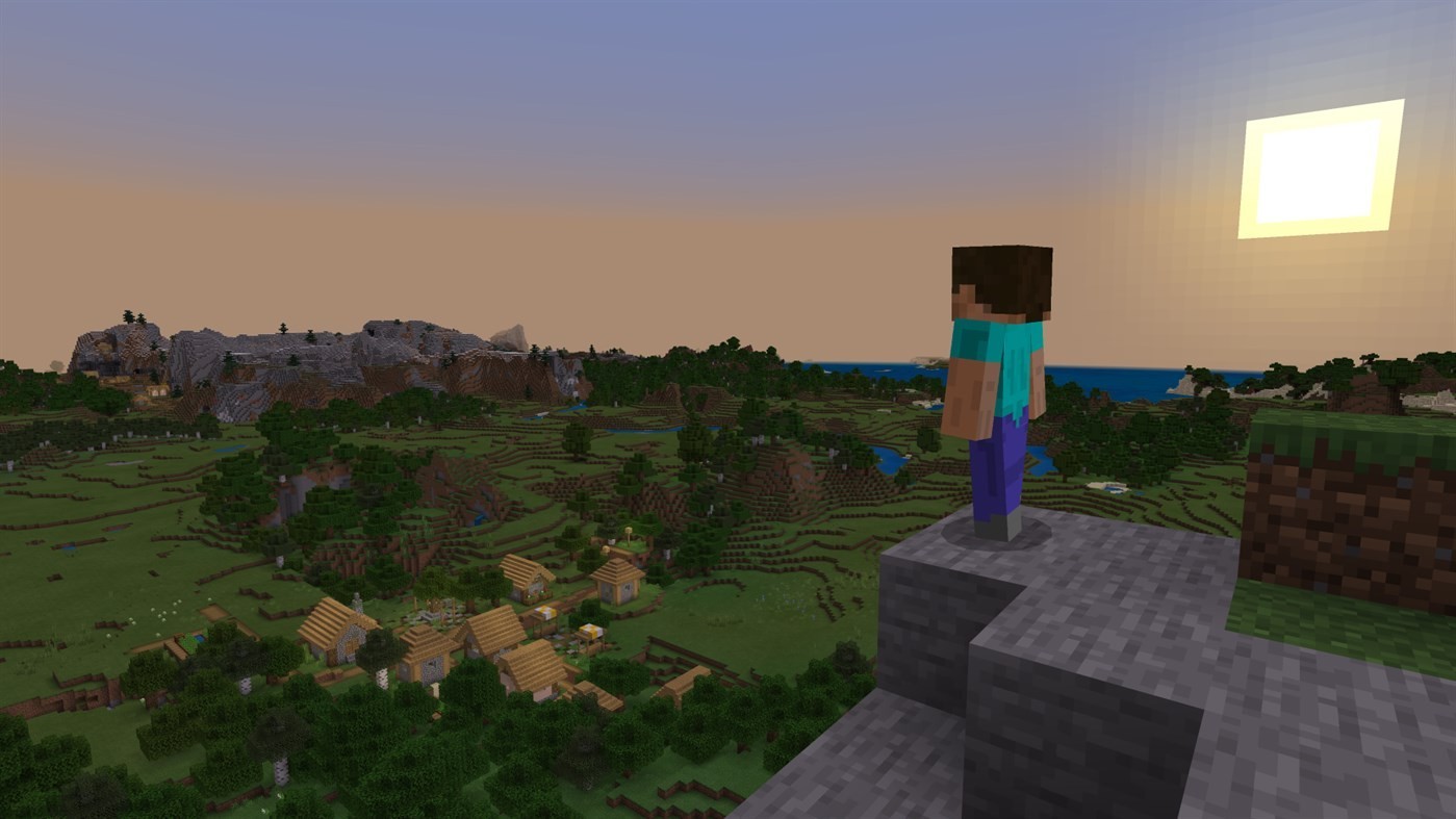 Paisaje de Minecraft